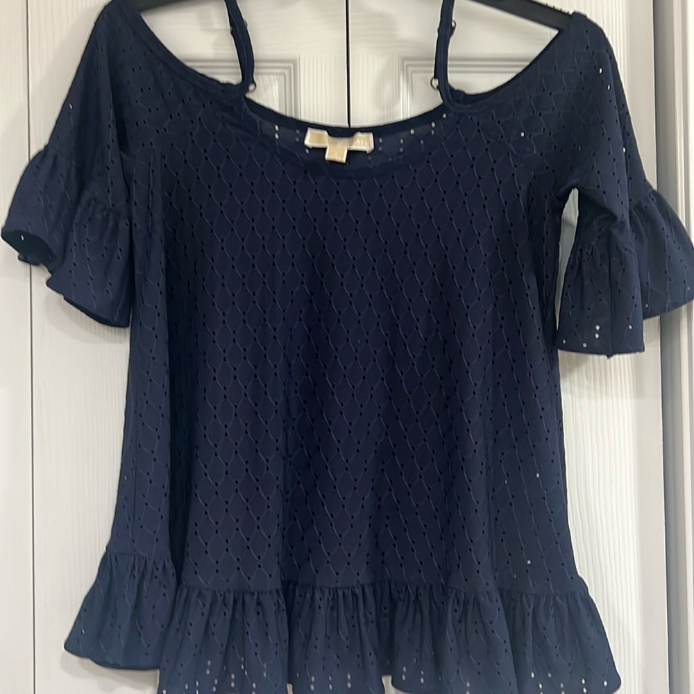 Michael Kors ladies navy shirt
